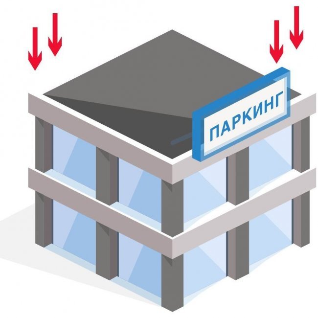 Приток воздуха в подземном паркинге