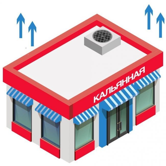 Вытяжка для кальянной